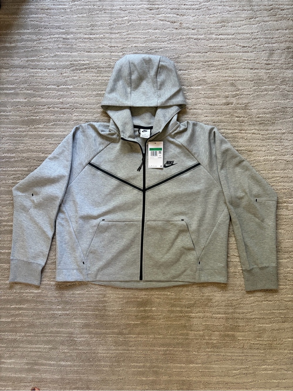 Nike Women’s Gray Full-Zip Hoodie NWT